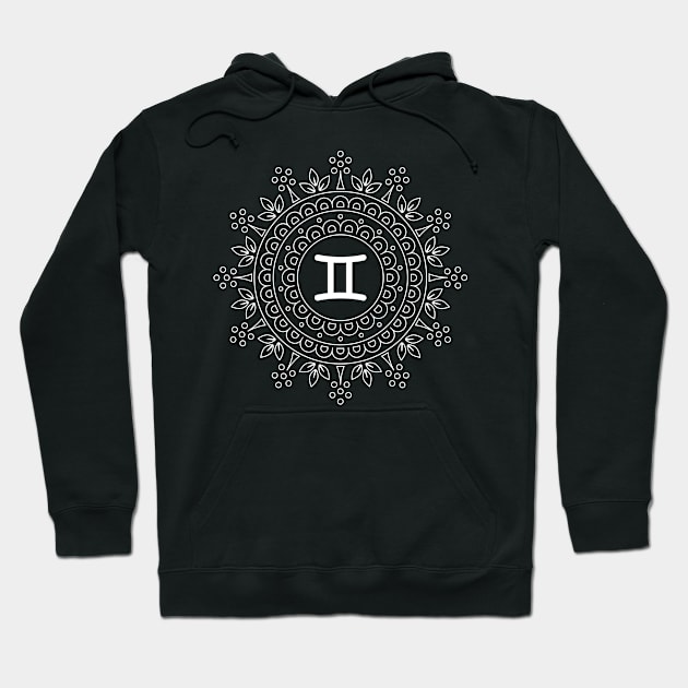 Zodiac sign - gemini Hoodie by Florin Tenica